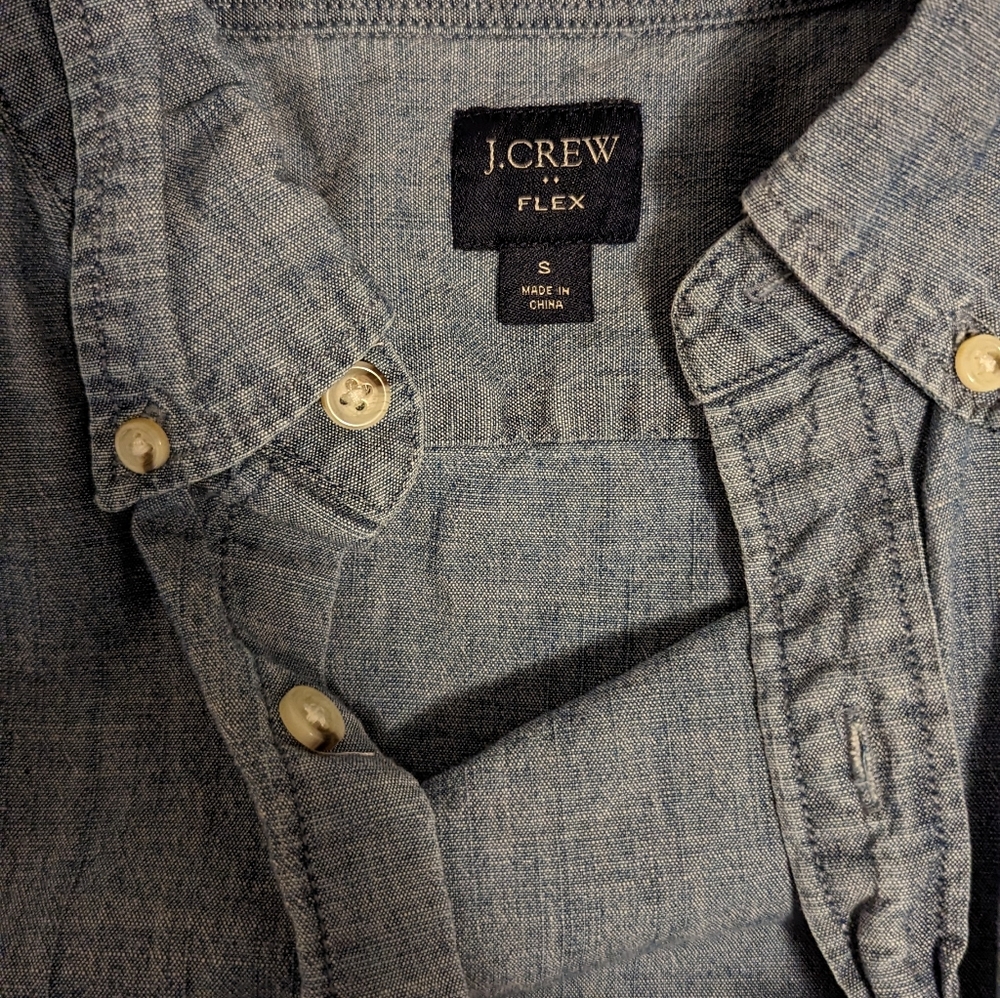 J crew chambray short sleeve
